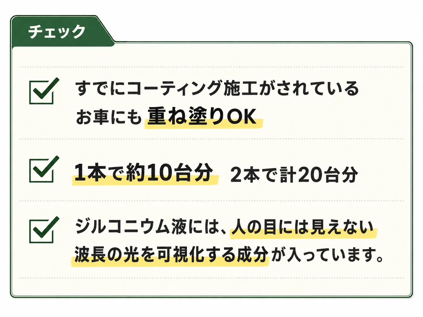B2X1 チェックリスト