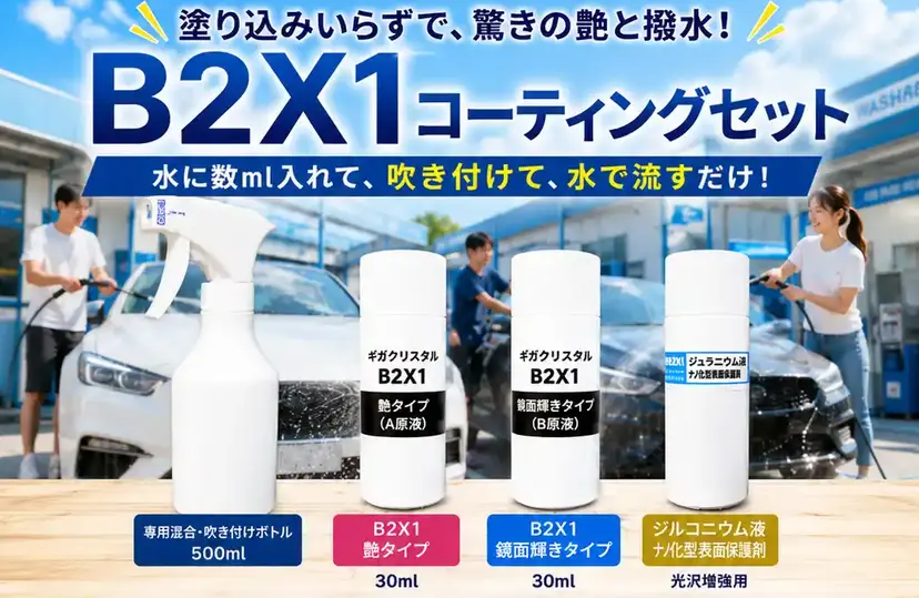 B2X1コーティングセット 内容・使い方