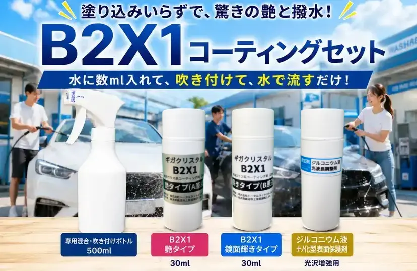B2X1コーティングセット 内容・使い方